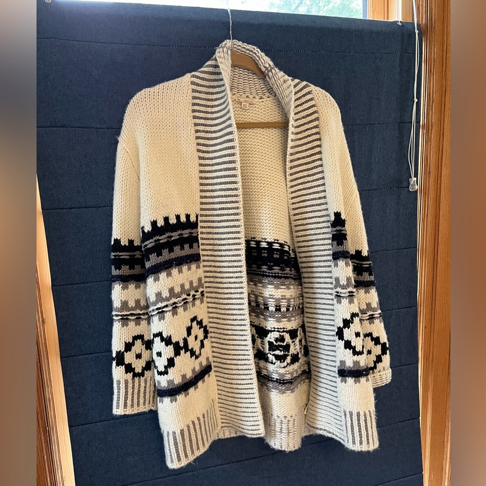 Gap oversized coatigan—boho perfection